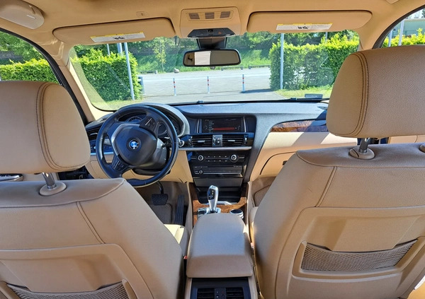 BMW X3 cena 85500 przebieg: 131000, rok produkcji 2015 z Gdańsk małe 781